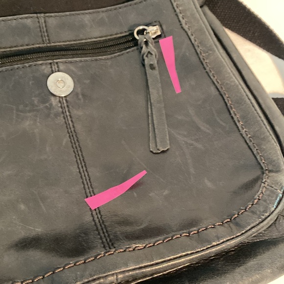 The sak leather Ventura convertible crossbody backpack charcoal smooth cowhide - Picture 15 of 17